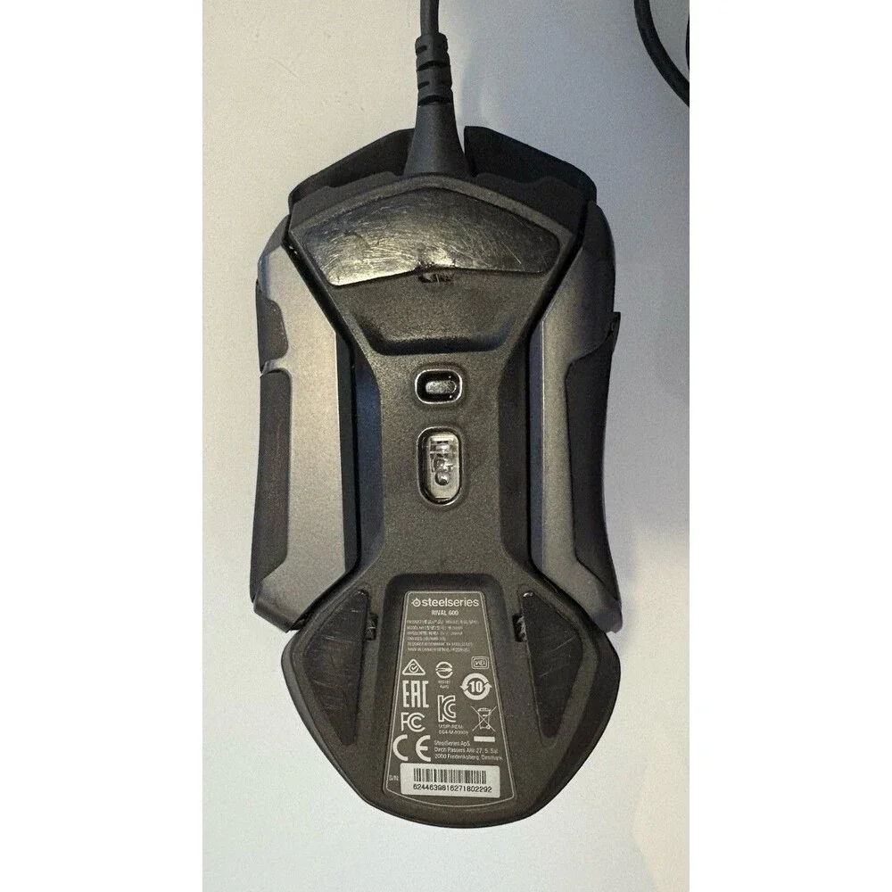 SteelSeries Rival 600 Black Wired Dual Optical RGB Lighting Gaming Mouse